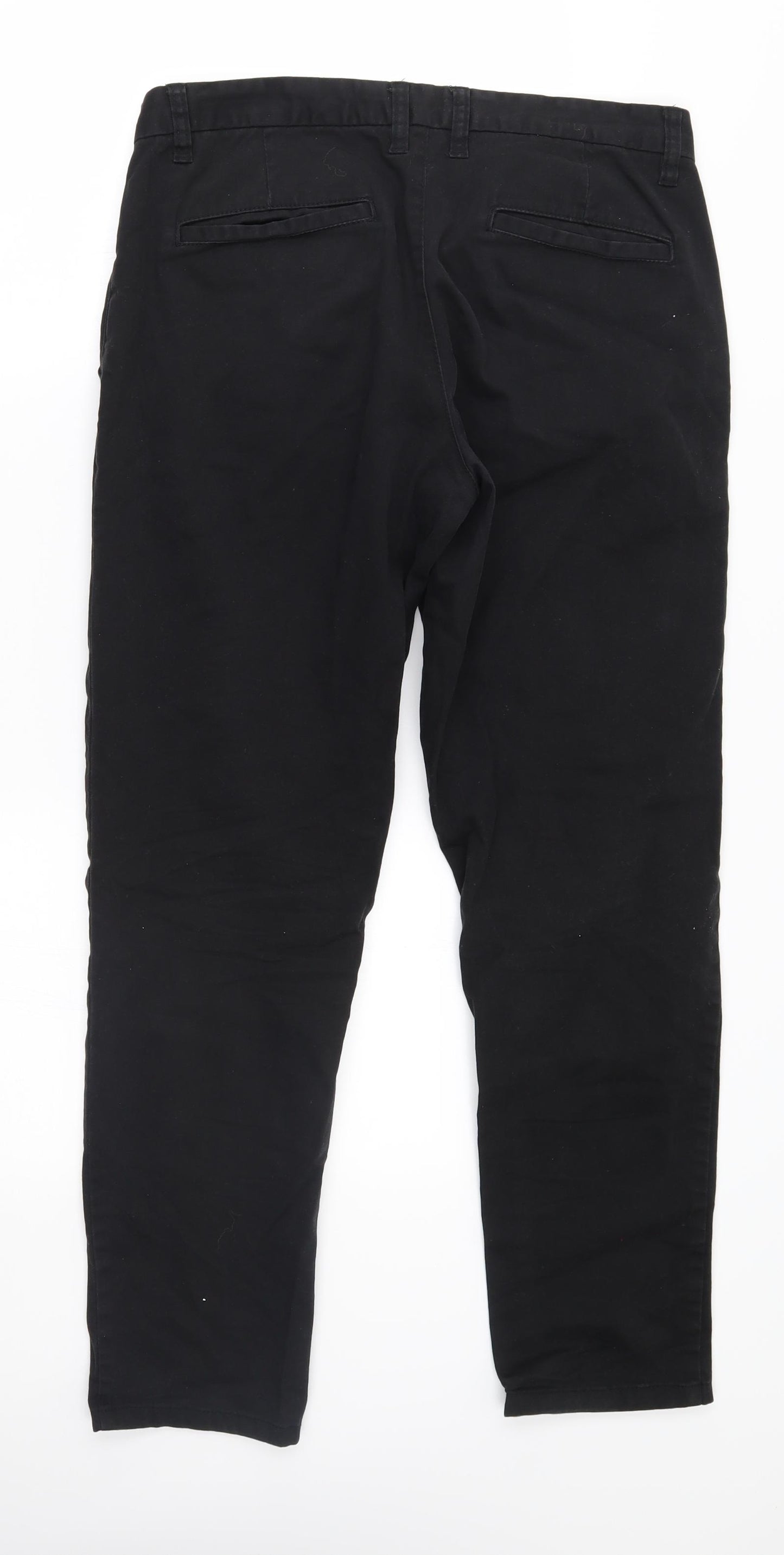 Primark Mens Black   Chino Trousers Size 32 L30 in