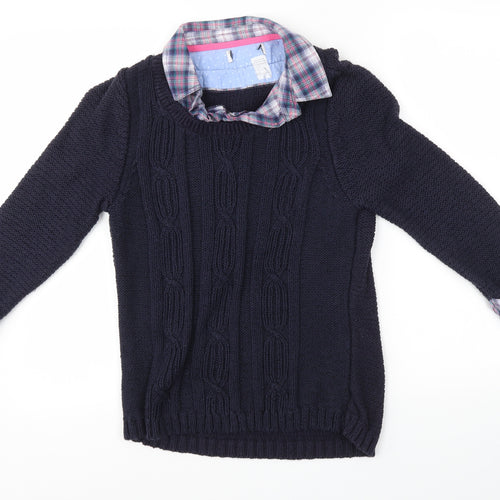 Preworn Womens Multicoloured  Knit Pullover Jumper Size 8