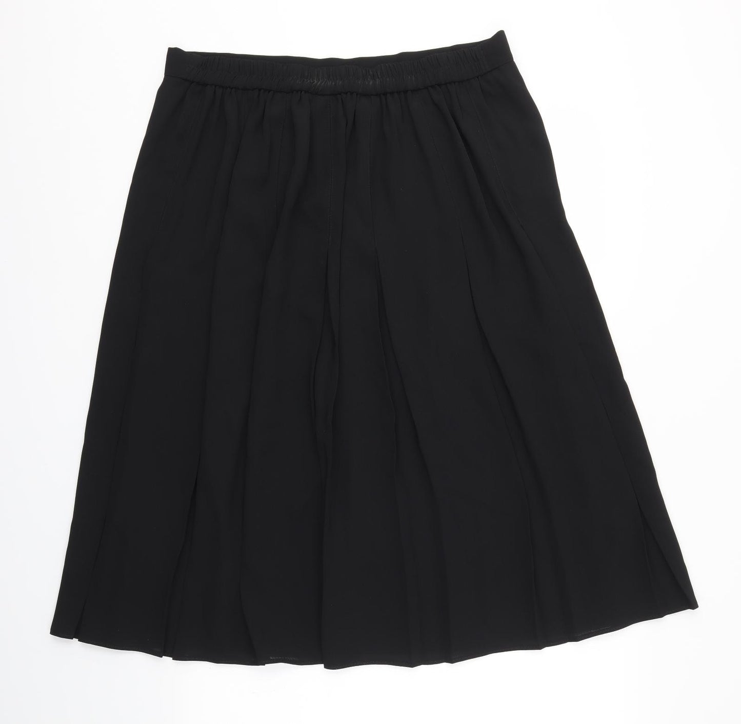 Preworn Womens Black   A-Line Skirt Size 24