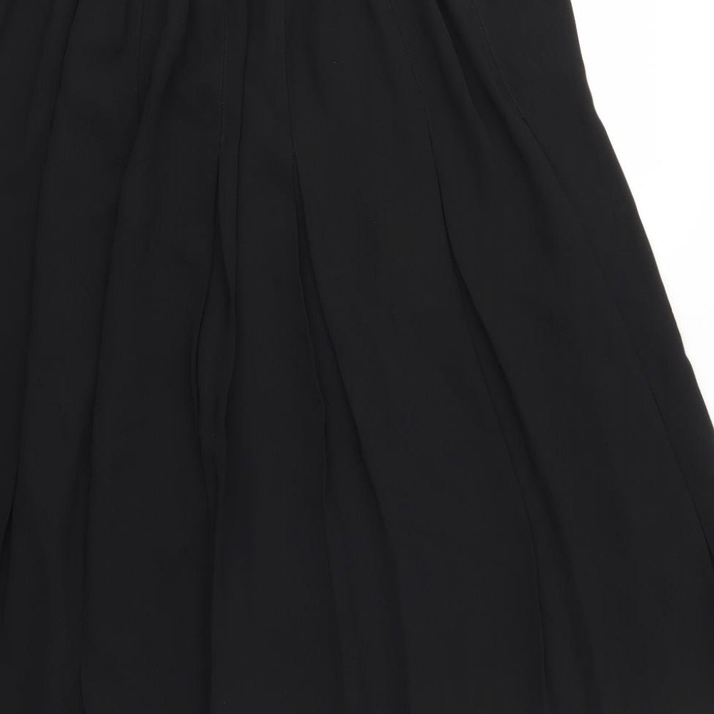 Preworn Womens Black   A-Line Skirt Size 24
