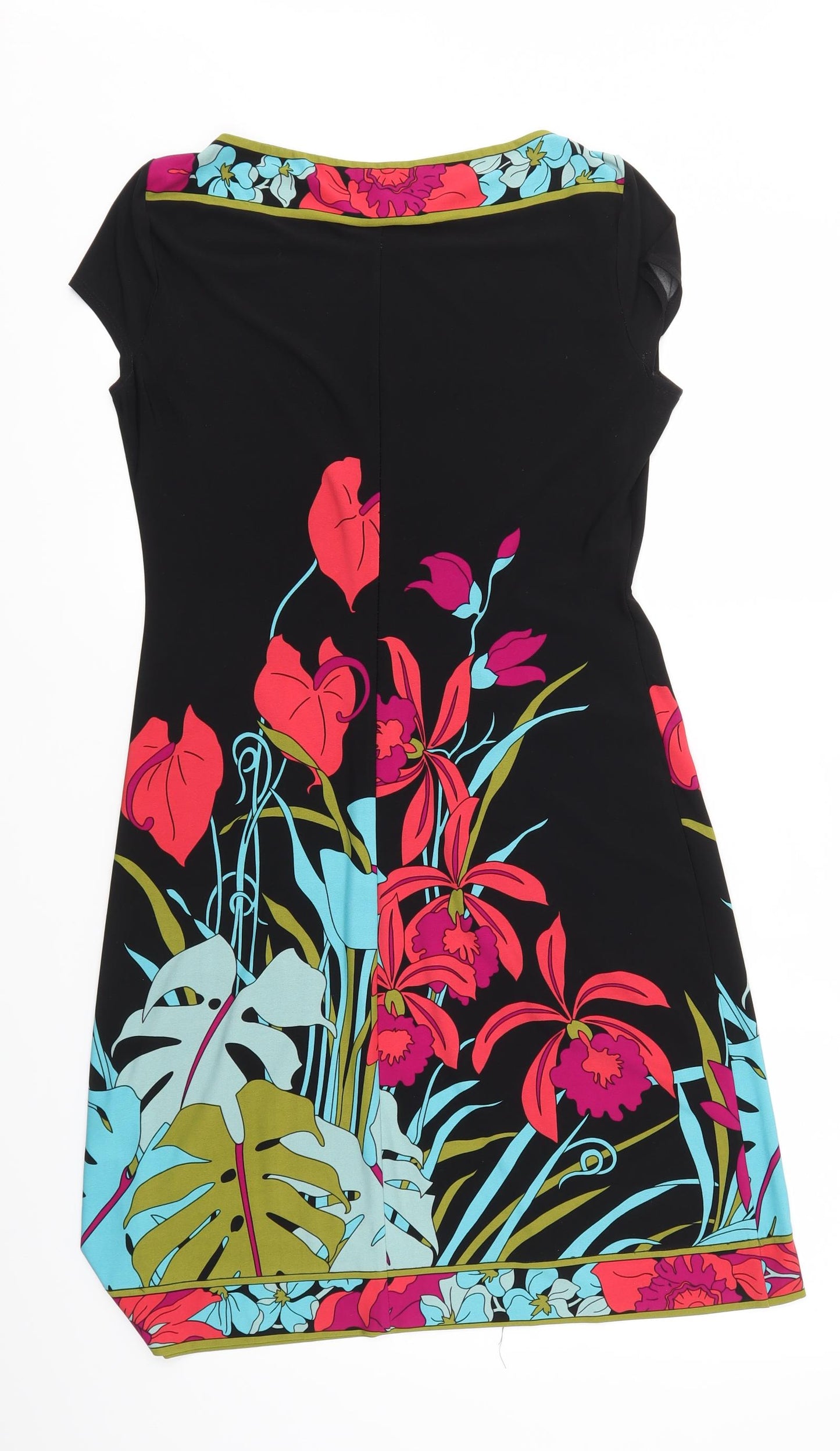 Wallis Womens Multicoloured Floral  A-Line  Size 10
