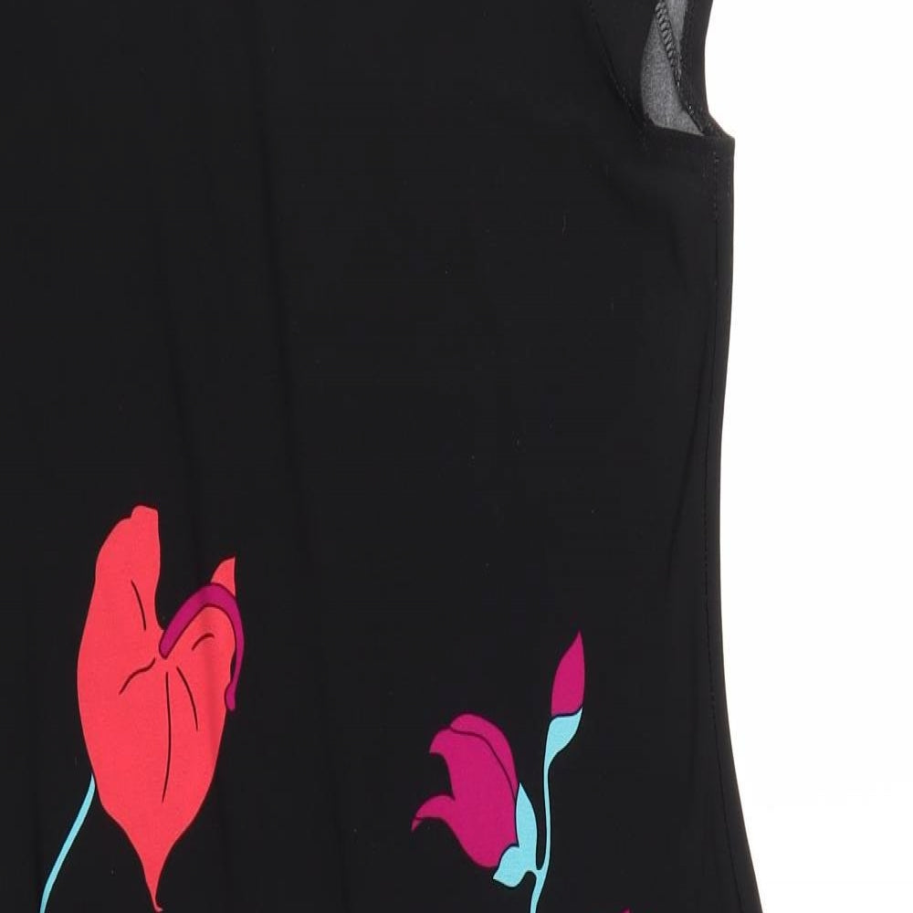 Wallis Womens Multicoloured Floral  A-Line  Size 10