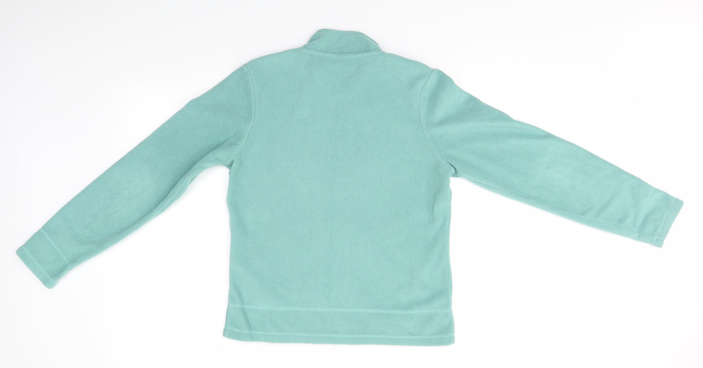 TU Womens Green   Full Zip Jumper Size 8