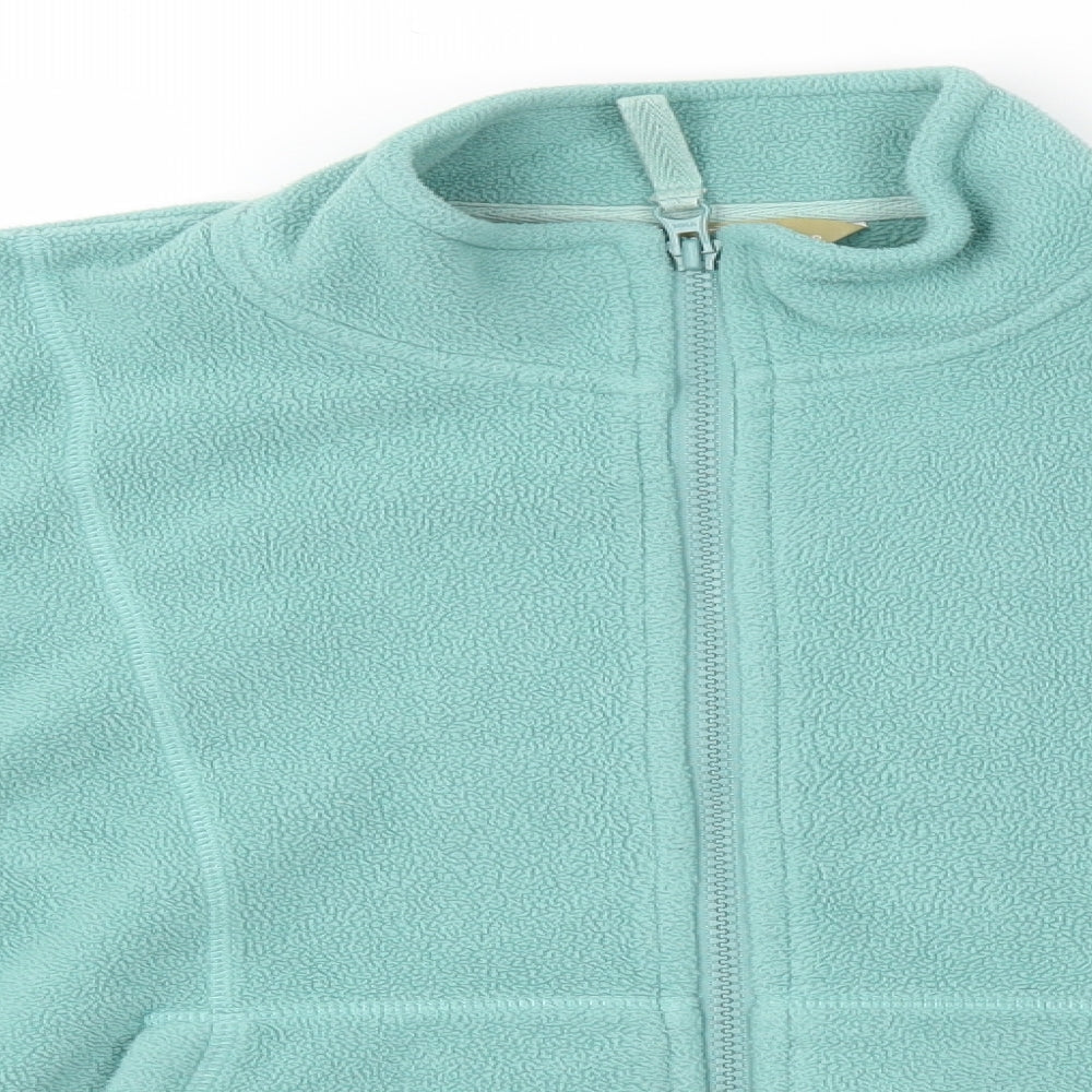 TU Womens Green   Full Zip Jumper Size 8