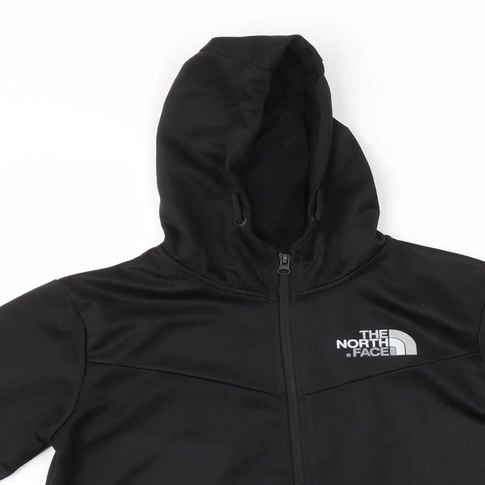 The North Face Boys Black   Full Zip Hoodie Size 11-12 Years