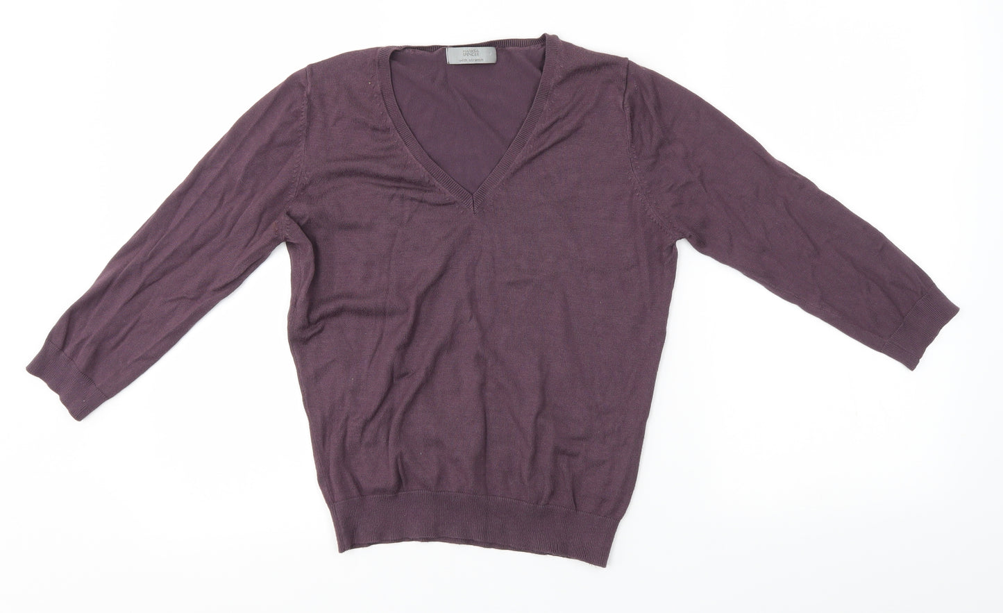 M&S Womens Purple   Pullover Jumper Size 12