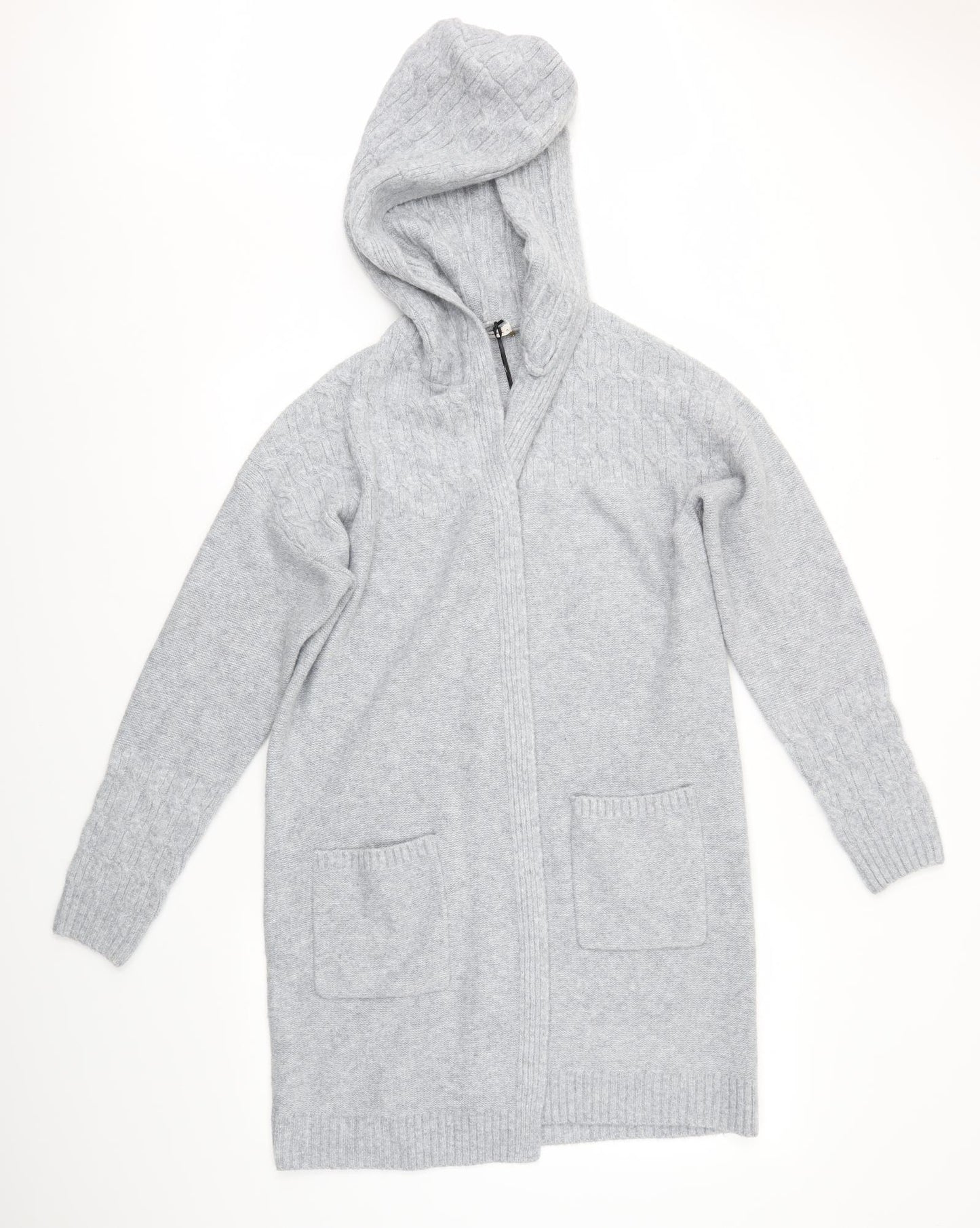 TU Womens Grey   Cardigan Jumper Size M