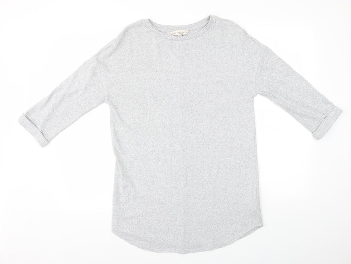 F&F Womens Grey Pullover Jumper Size 8