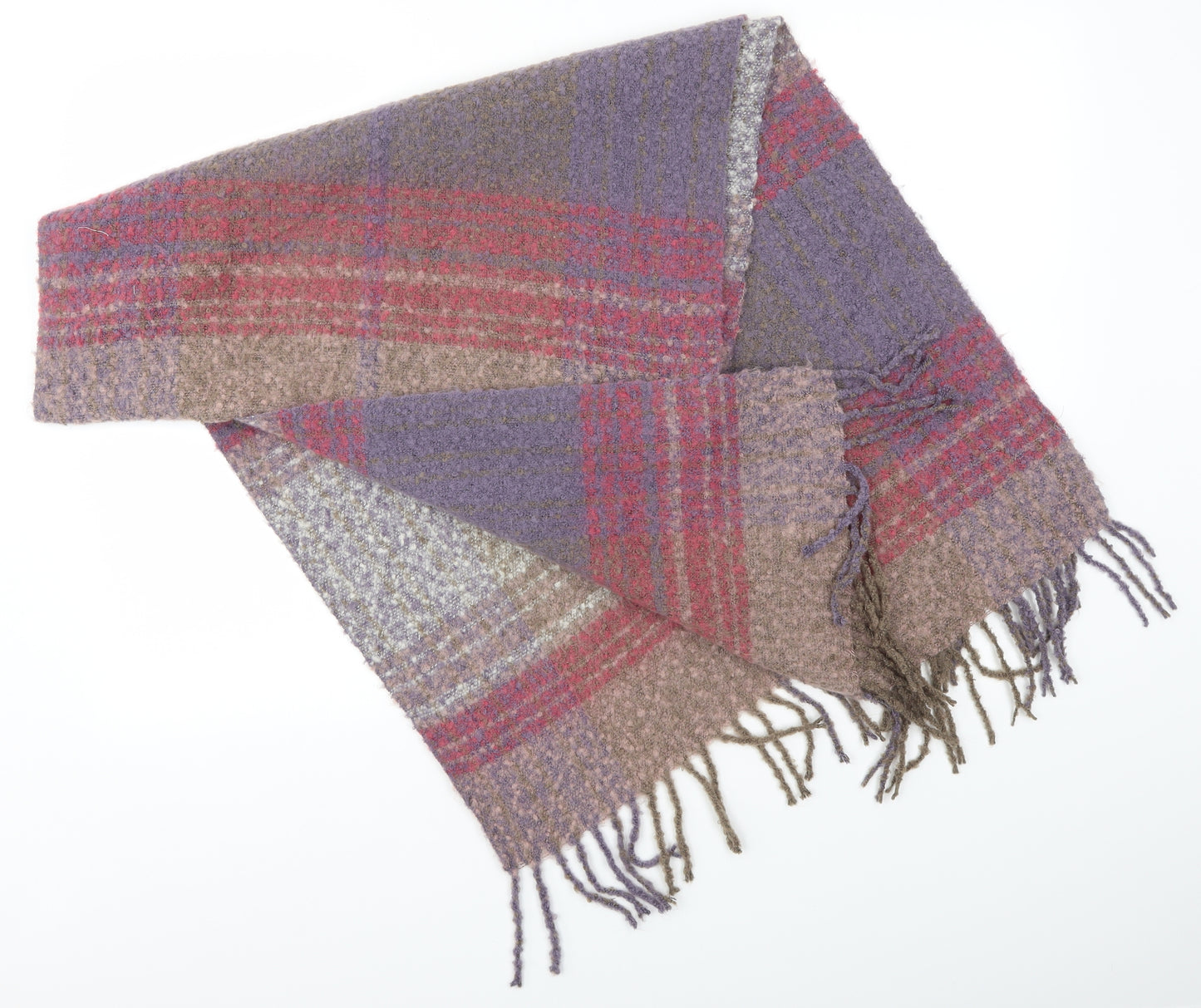 Powder Womens Multicoloured Check   Scarf