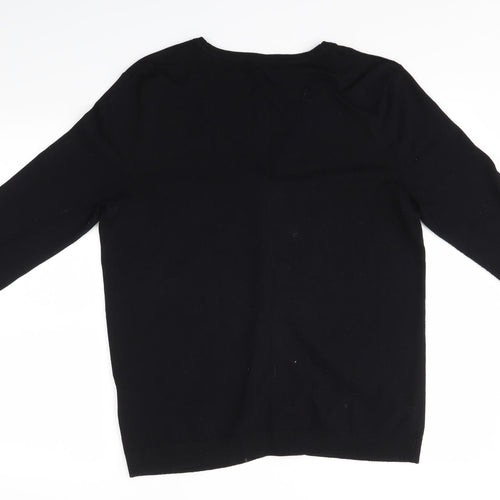 Flashlights Womens Black   Cape Jumper Size 18