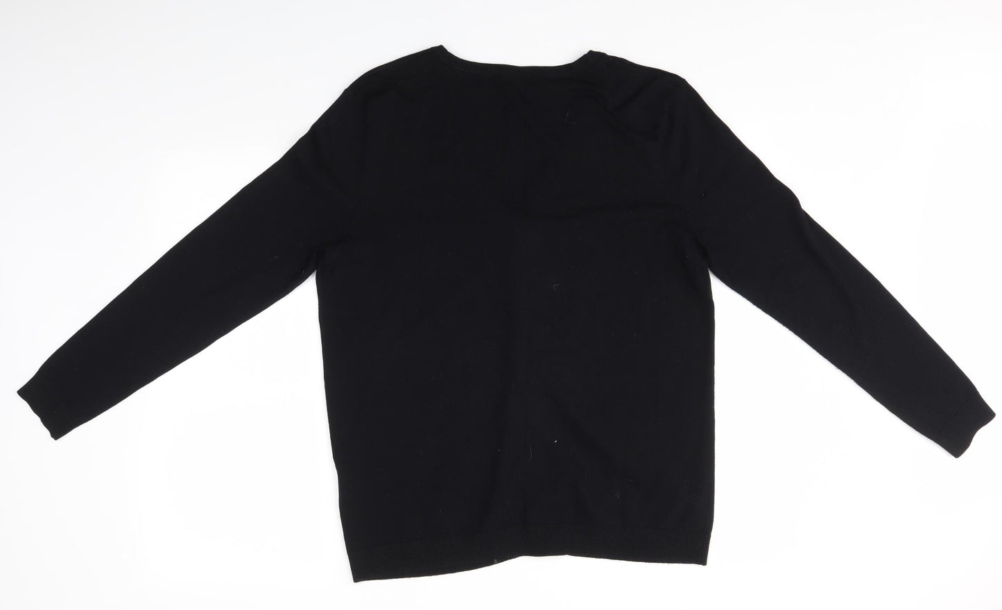 Flashlights Womens Black   Cape Jumper Size 18