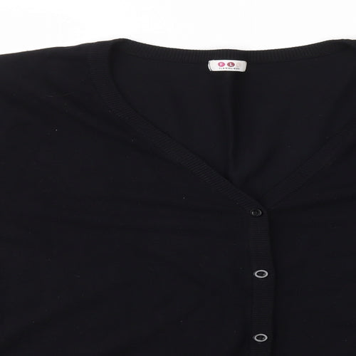 Flashlights Womens Black   Cape Jumper Size 18
