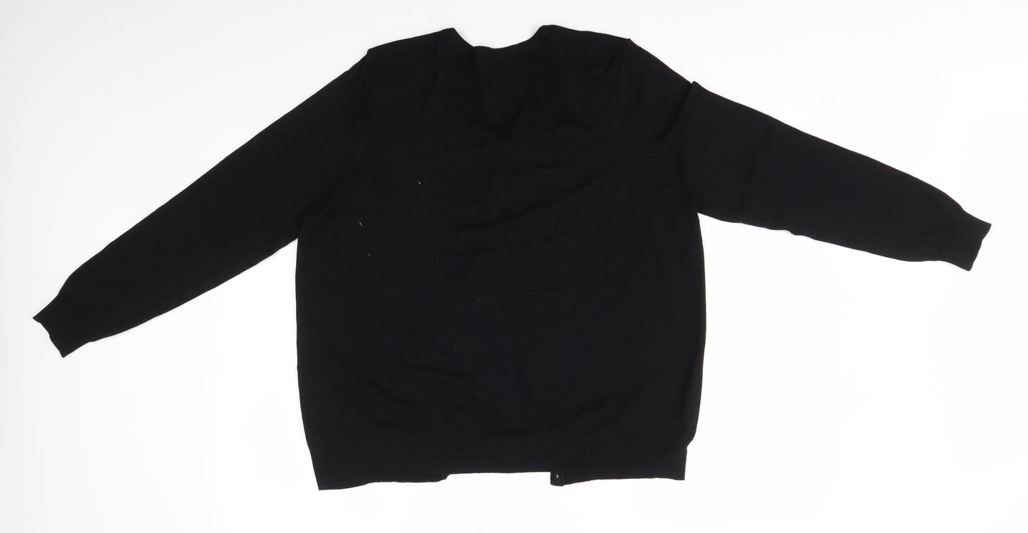 George Womens Black   Cardigan Jumper Size 20