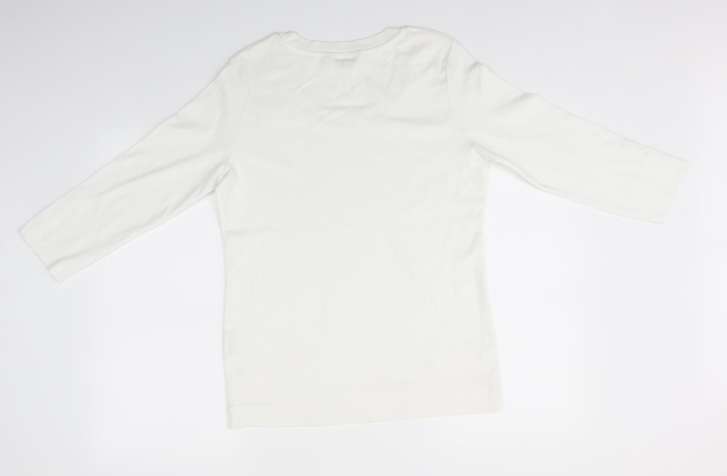 Basic U Womens White   Basic T-Shirt Size L
