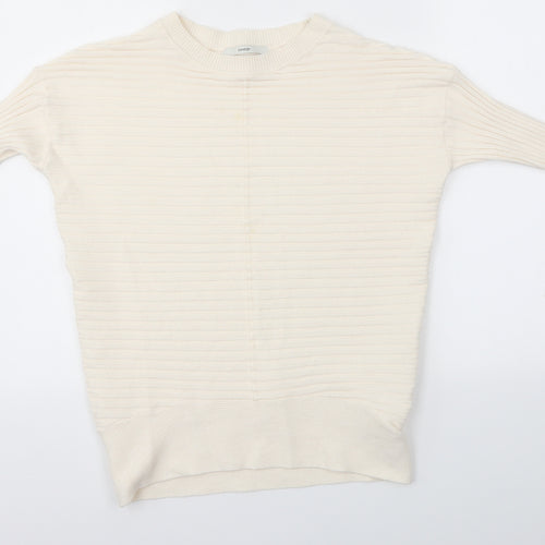 George Womens White   Pullover Jumper Size XS
