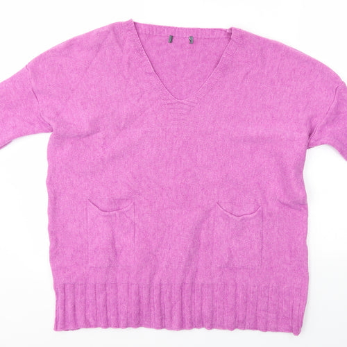 Preworn Womens Purple   Full Zip Jumper Size M