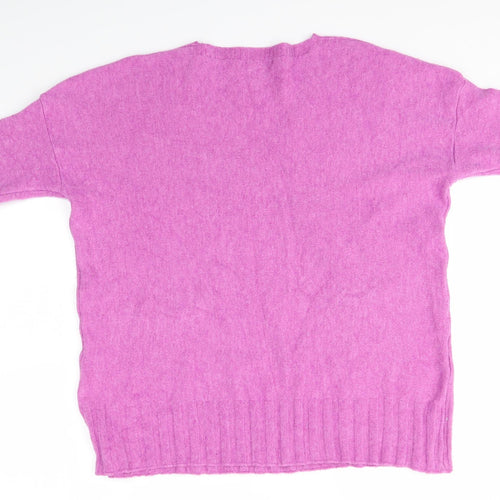 Preworn Womens Purple   Full Zip Jumper Size M