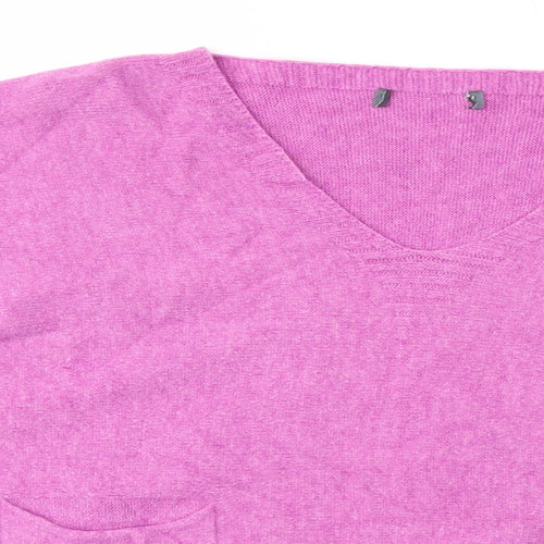 Preworn Womens Purple   Full Zip Jumper Size M