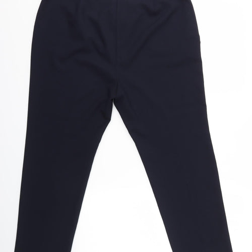 Preworn Womens Blue   Dress Pants Trousers Size 16 L25 in