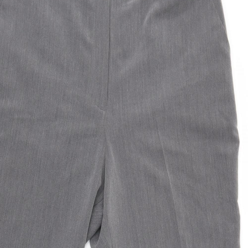 F&F Womens Grey   Dress Pants Trousers Size 16 L24 in
