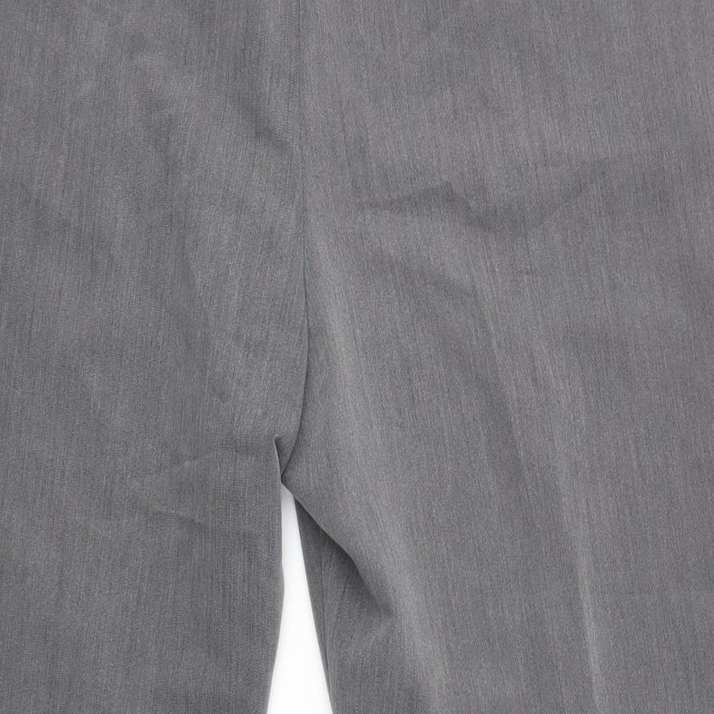 F&F Womens Grey   Dress Pants Trousers Size 16 L24 in