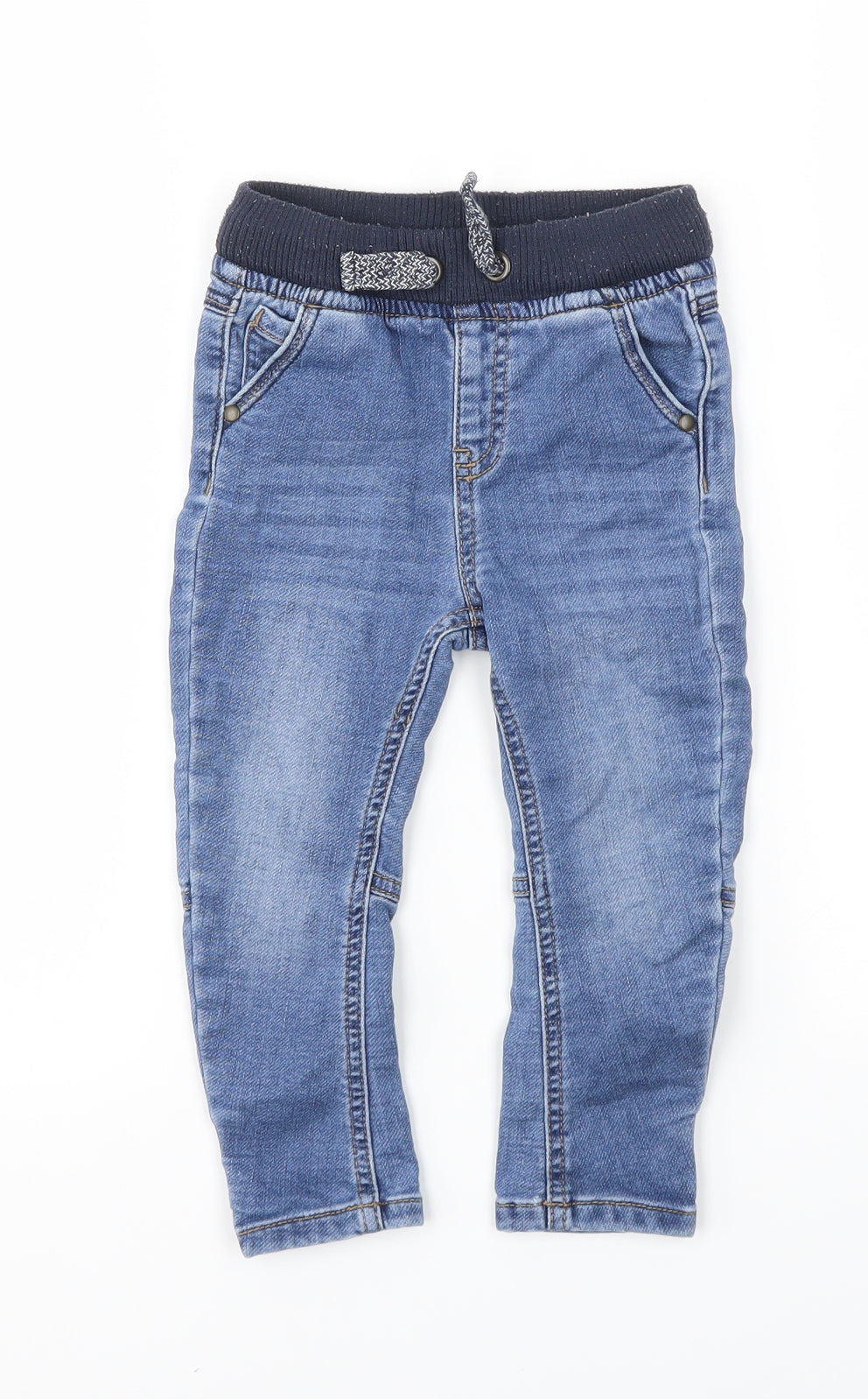 Matalan Boys Blue   Jogger Jeans Size 12-18 Months