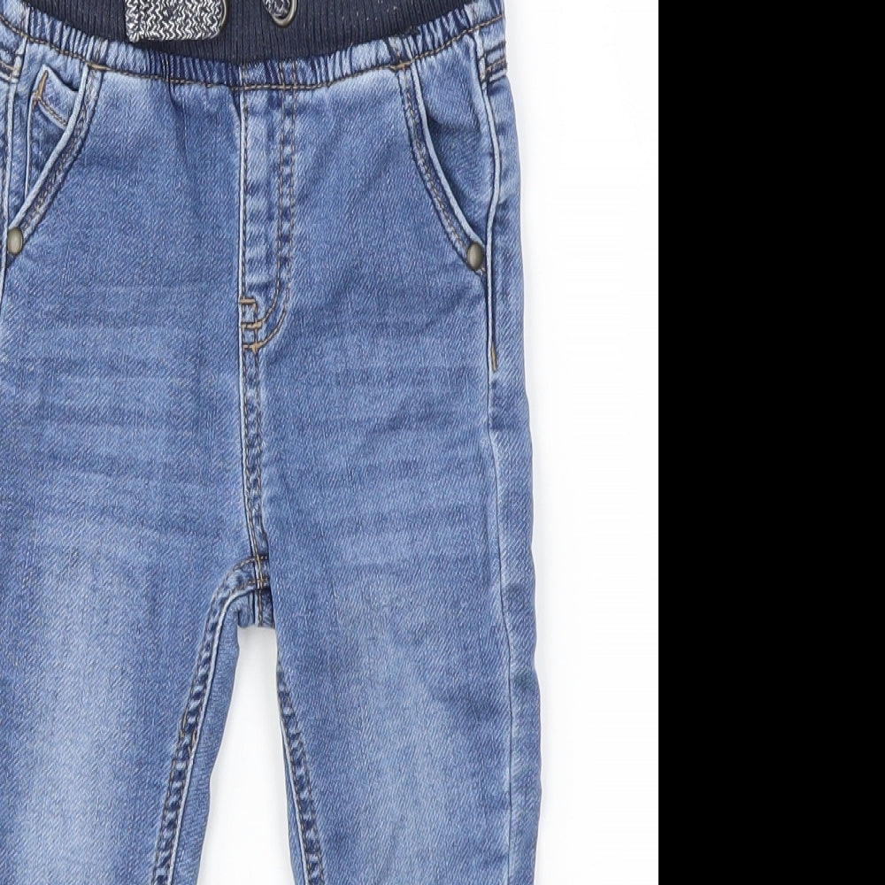 Matalan Boys Blue   Jogger Jeans Size 12-18 Months
