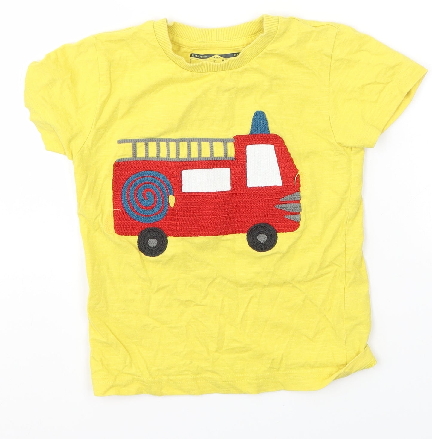 NEXT Boys Yellow   Basic T-Shirt Size 2-3 Years