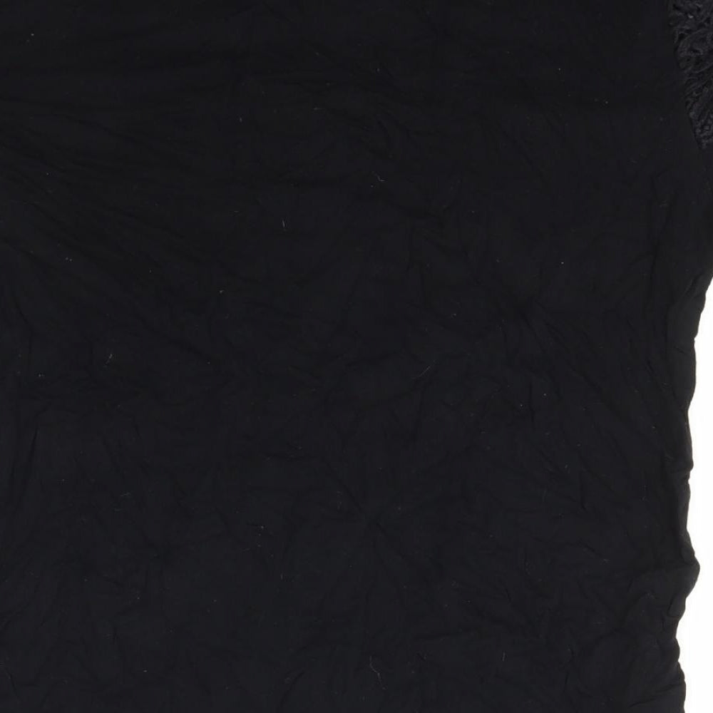 BE YOU Girls Black   Basic T-Shirt Size 10 Years