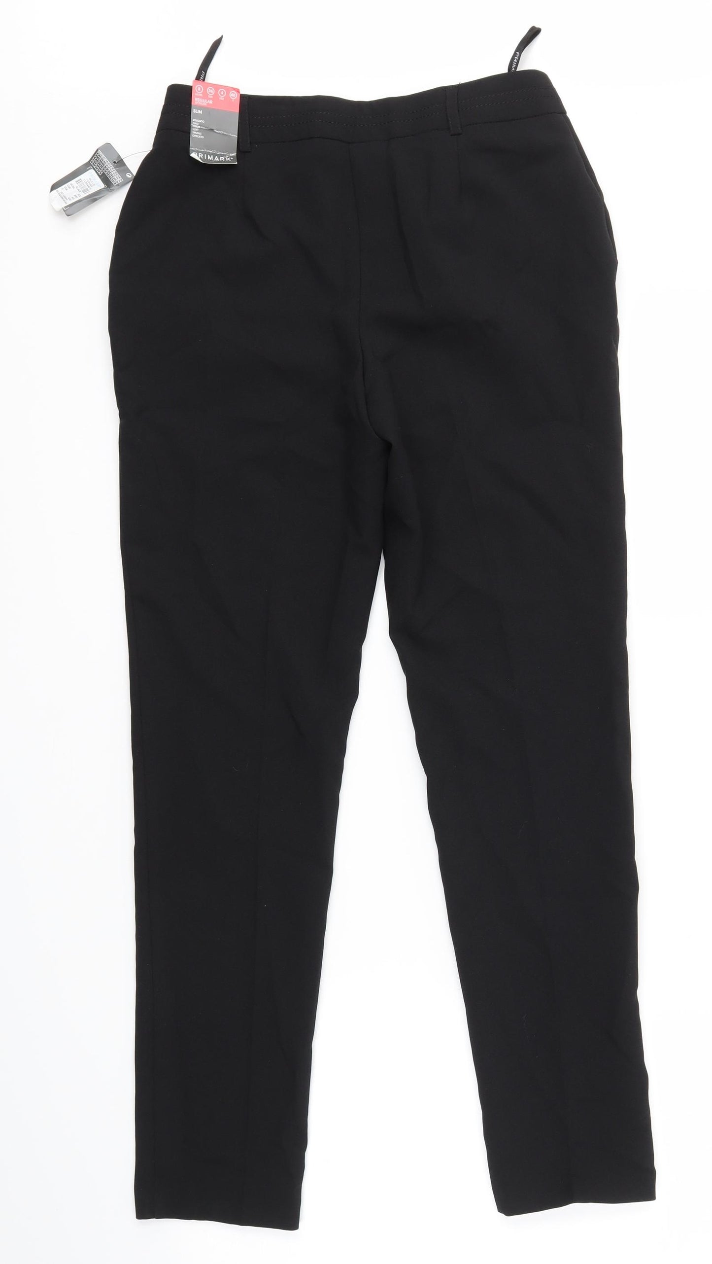 Primark Womens Black   Cropped Trousers Size 8 L30 in
