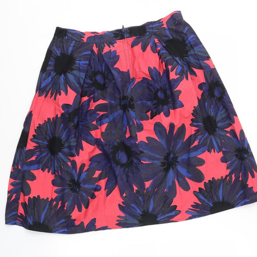 George Womens Multicoloured Floral  A-Line Skirt Size 14