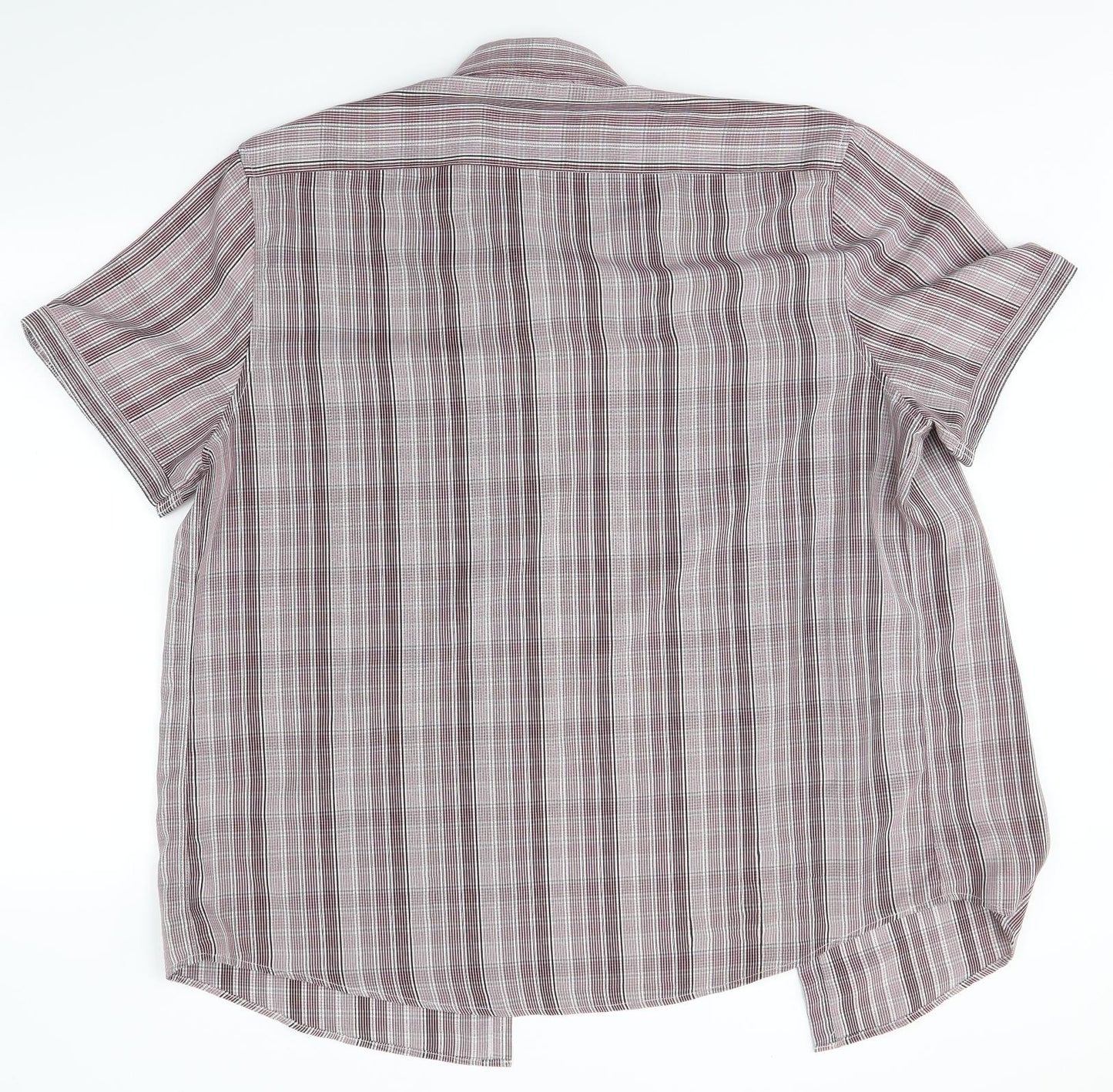 Atlantic Bay Mens Multicoloured Check   Dress Shirt Size 2XL