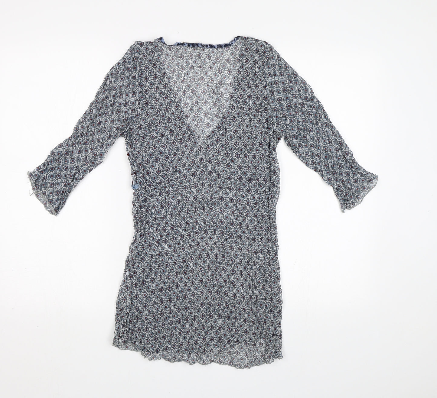 Joe Browns Womens Green Geometric  Basic Blouse Size 8