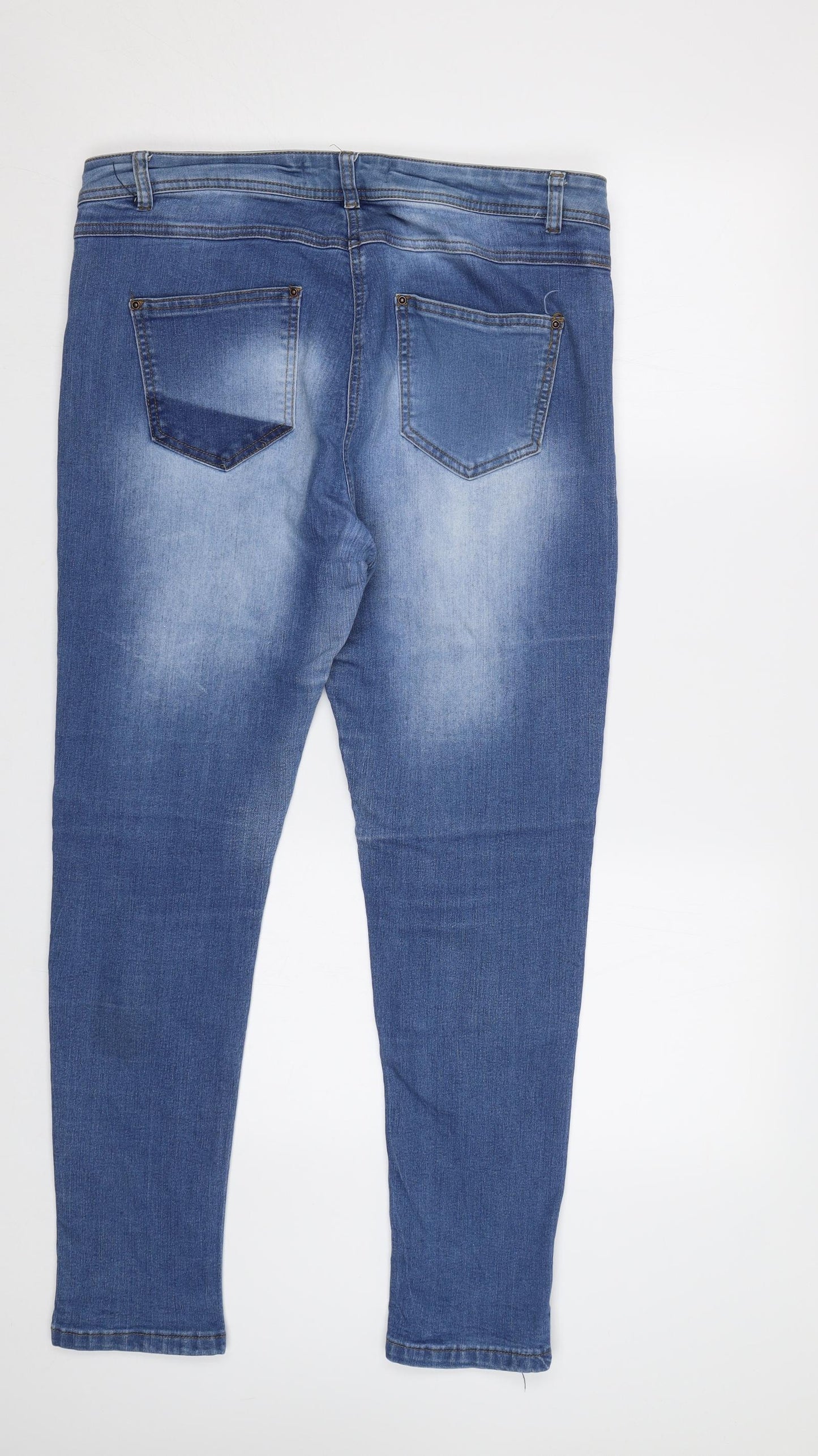 TU Womens Blue   Skinny Jeans Size 16 L29 in