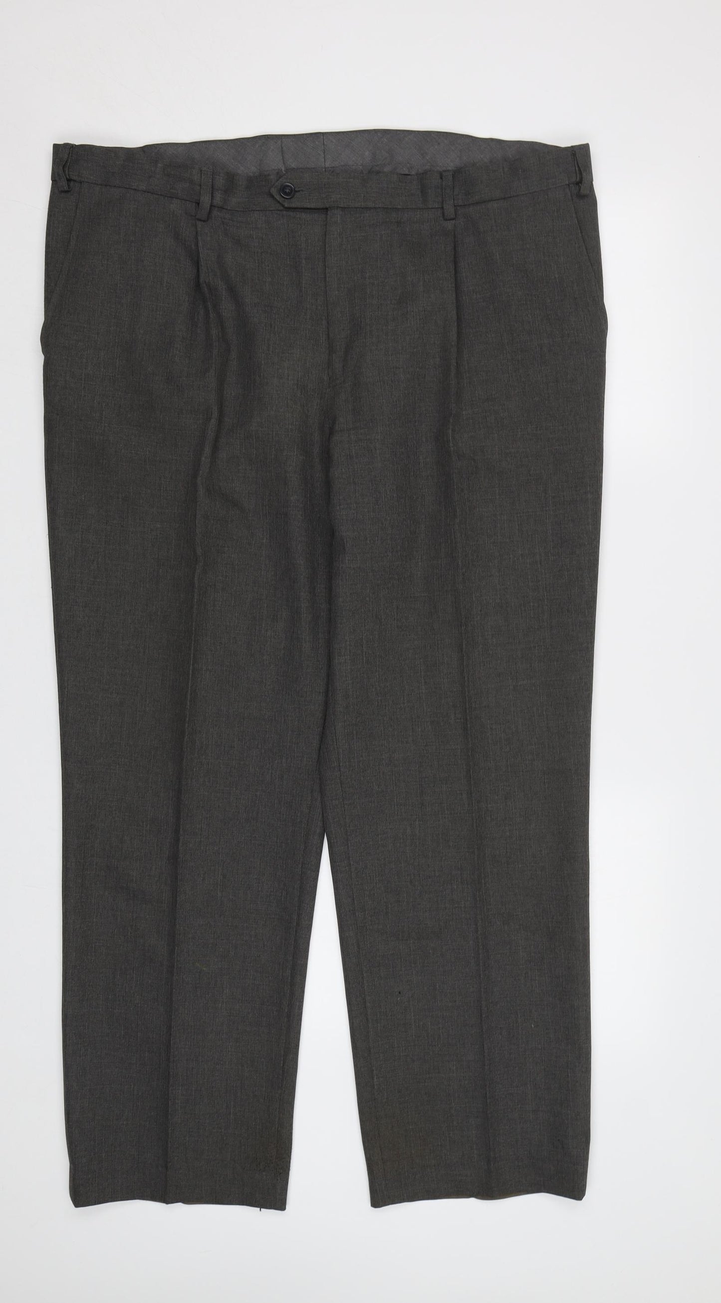 M&S Mens Grey   Dress Pants Trousers Size 40 L31 in