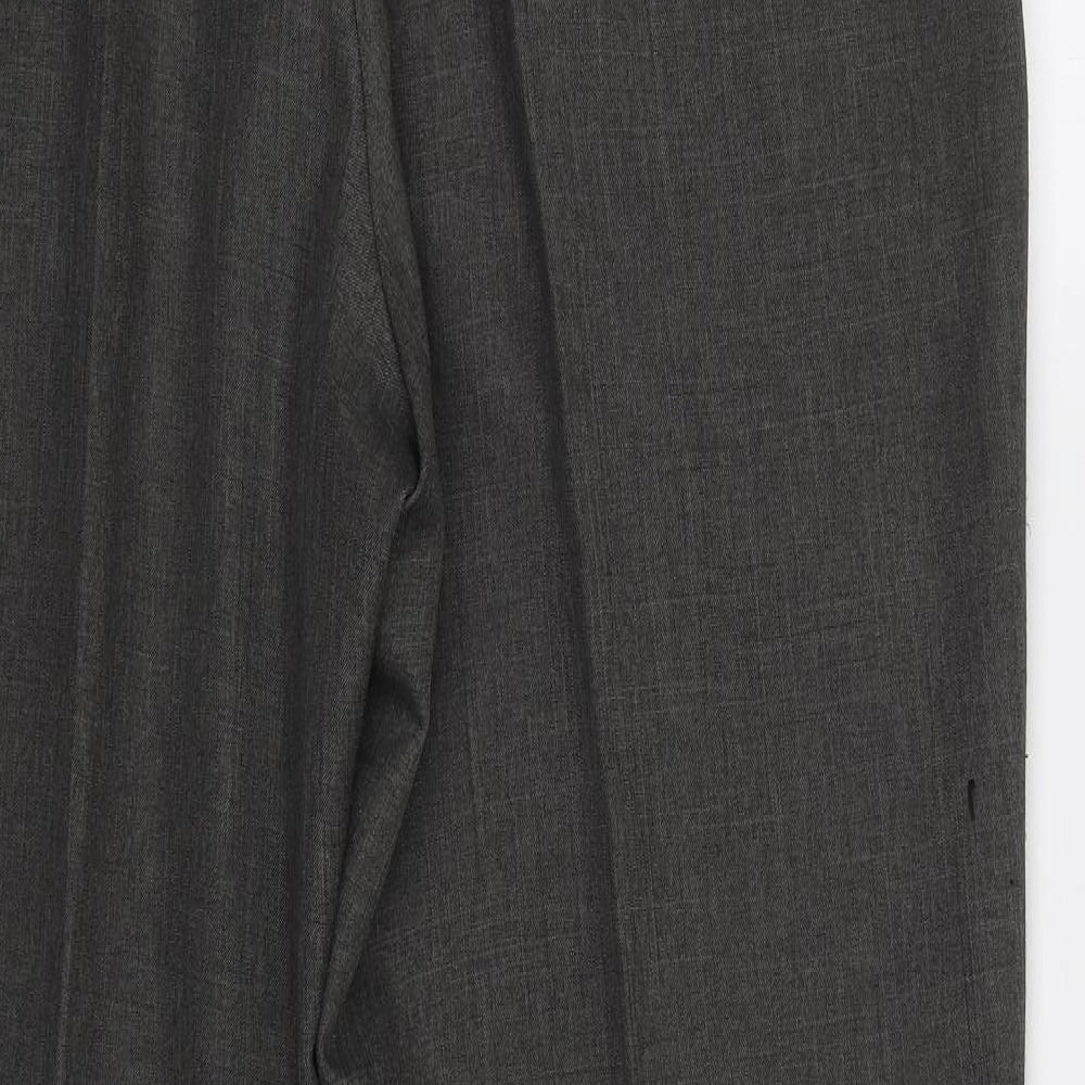 M&S Mens Grey   Dress Pants Trousers Size 40 L31 in