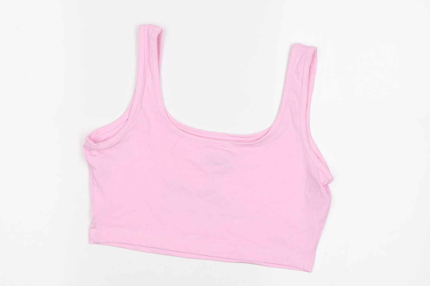 Primark Womens Pink   Cropped Tank Size M  - Barbie