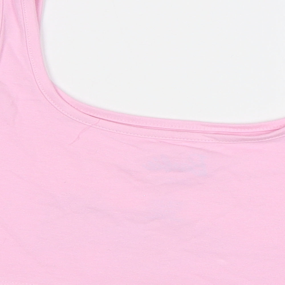 Primark Womens Pink   Cropped Tank Size M  - Barbie