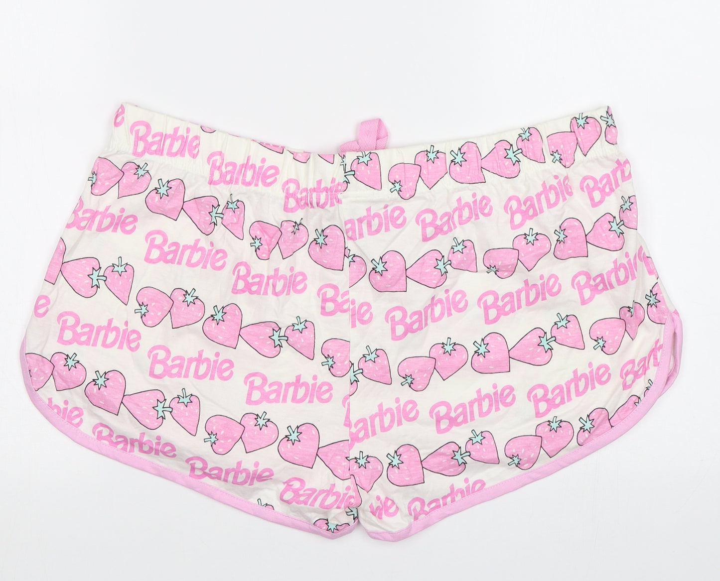 Primark Womens Pink Geometric   Pyjama Pants Size M  - Barbie