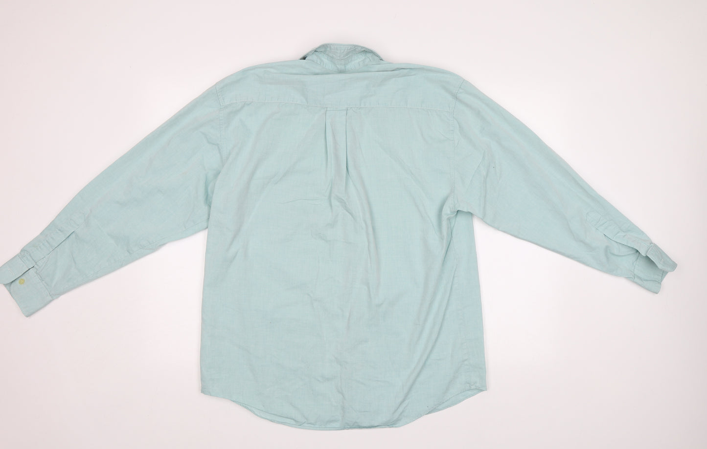 Burton Mens Green    Dress Shirt Size 15.5