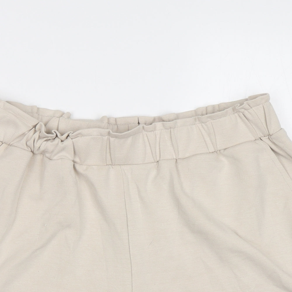 TU Womens Beige   Sweat Shorts Size 8