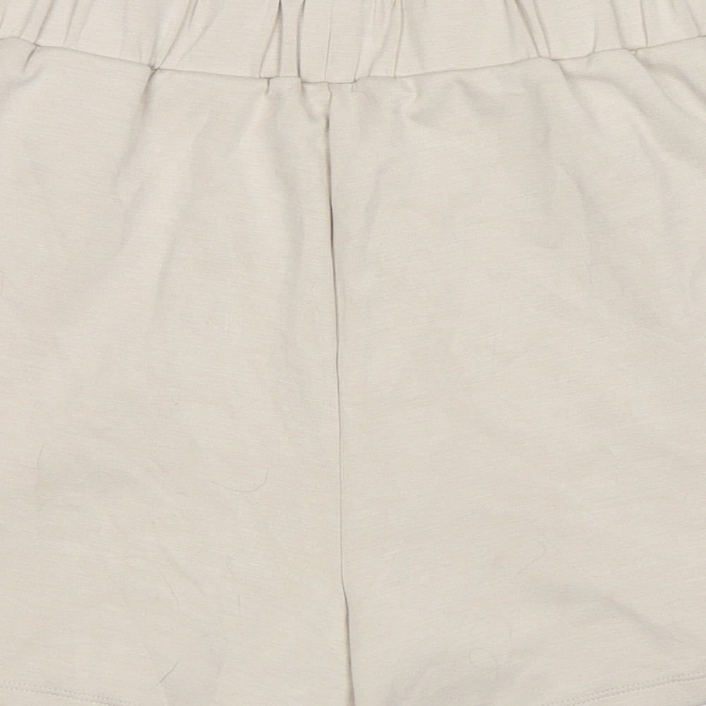 TU Womens Beige   Sweat Shorts Size 8