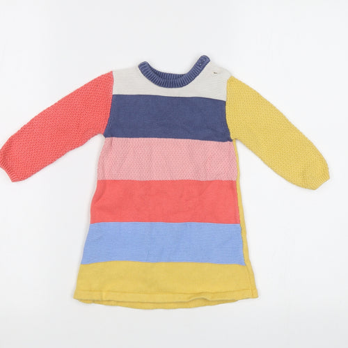 Nutmeg Baby Multicoloured Striped  A-Line  Size 9-12 Months