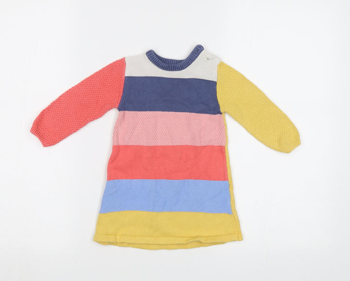 Nutmeg Baby Multicoloured Striped  A-Line  Size 9-12 Months