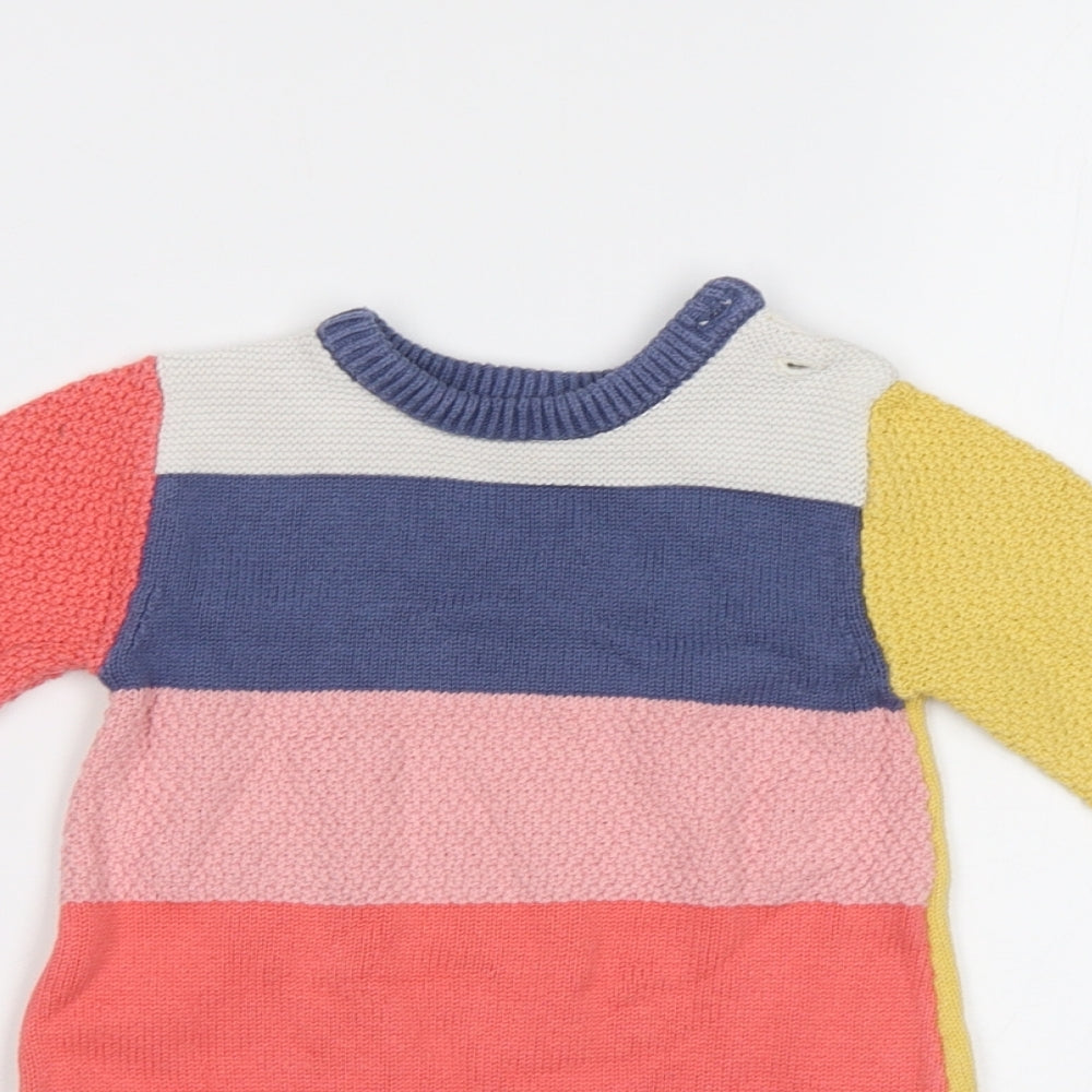 Nutmeg Baby Multicoloured Striped  A-Line  Size 9-12 Months