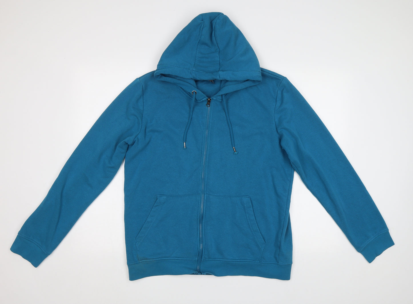 Fluid Womens Blue   Full Zip Hoodie Size M