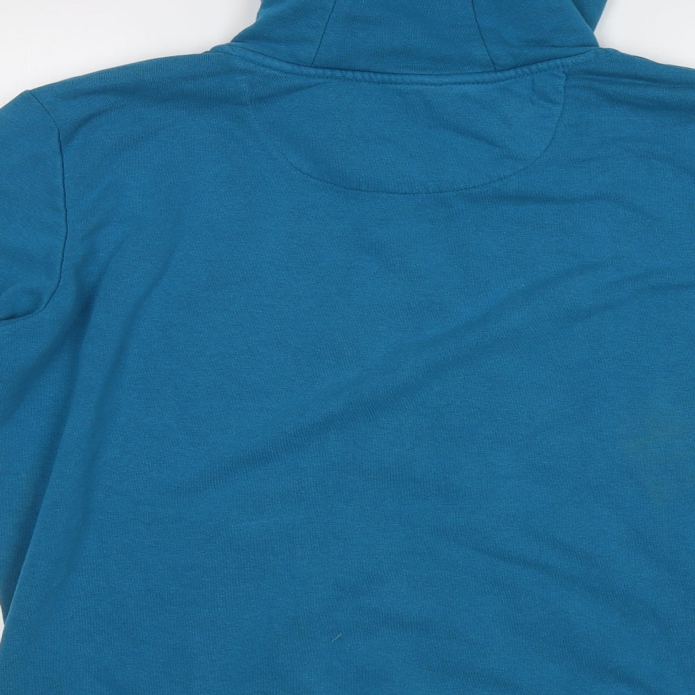 Fluid Womens Blue   Full Zip Hoodie Size M