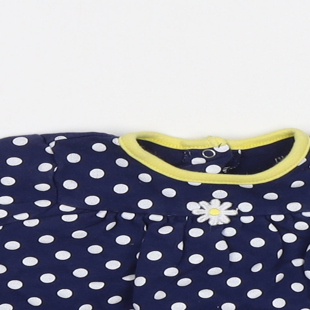 Little Me Baby Black Polka Dot  A-Line  Size 12 Months