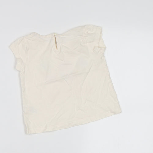 Matalan Baby Beige   Basic T-Shirt Size 12-18 Months  - Cupcake