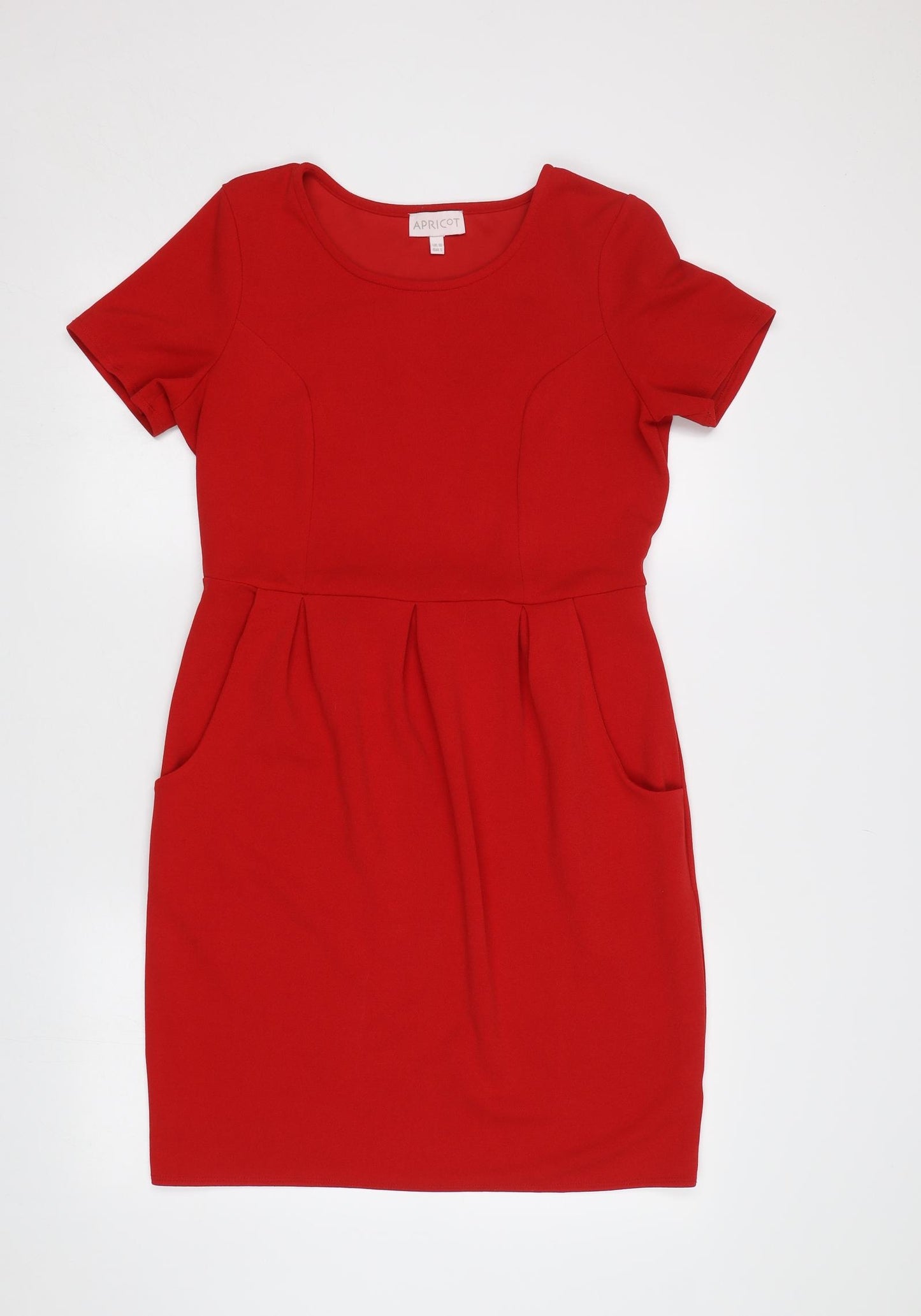 Apricot Womens Red   Pencil Dress  Size 10